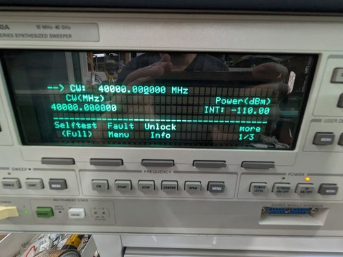 🔥HP / AGILENT 83640A 10mhz-40Ghz Signal Generator w/OPT 1 Attenuator, Cal’d! - 第 11/19 張圖片