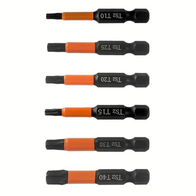 Bits de tournevis efficaces T10T40 avec tige hexagonale 1/4 pour une manipulatio - Photo 1/4