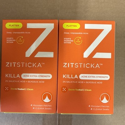 2 Boxes Extra Strength Killa Acne Patches for Face - World's Most Potent Pimple