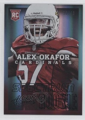 2013 Panini Absolute Rookie Spectrum Black 36/49 Alex Okafor #105 Rookie RC 0f8