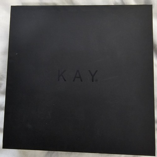 Kay Jewelers Black Necklace Presentation Box – Empty Gift/Storage Case ...