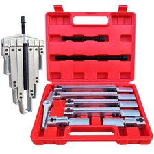 3 in 1 Gear Puller Set,9pcs 2 Jaw Bearing Flywheel Puller Kit with Reversible...