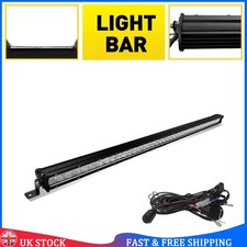 33" Inch LED Light Bar Flood Spot Combo Work +Harness Off-Road SUV ATV Truck 33"