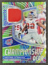 2021 Panini Spectra - #CG-MS Michael Strahan - Championship Gear Meta /25 Giants