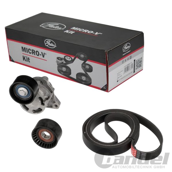 Gates Micro-V Kit KEILRIPPENRIEMEN-SATZ Passend FüR Nissan Interstar Primastar-image