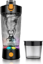 Electric Protein Shaker Bottle 22oz USB Rechargeable Self Mixing Cup BPA Free