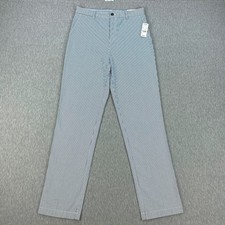 Brooks Brothers Seersucker Pants Boys Size 18 29x31 Blue/White Pinstripe NEW