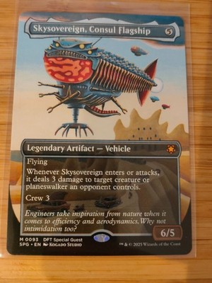 MTG Skysovereign, Konsul Flaggschiff 0093 Aetherdrift M/NM kostenloser Versand im Vereinigten Königreich