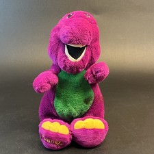 Vtg 1992 Barney the Purple Dinosaur The Lyons Group 13  Stuffed Animal Plush Toy