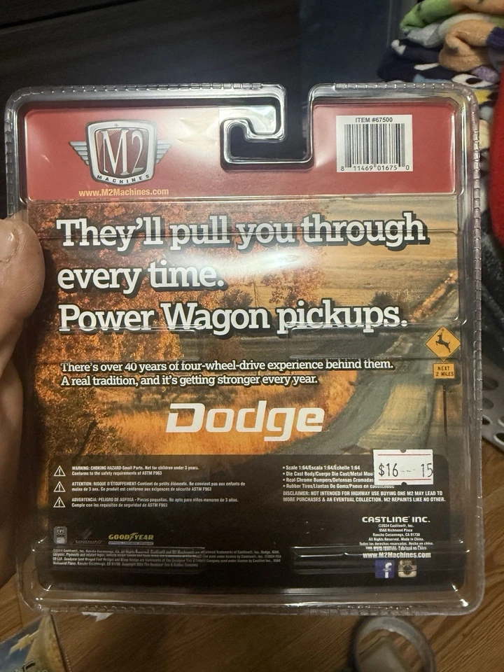 M2 MACHINES 78 DODGE POWER WAGON 150-LI'L RED EXPRESS CUSTOM R08 1;64 - Image 2 of 4