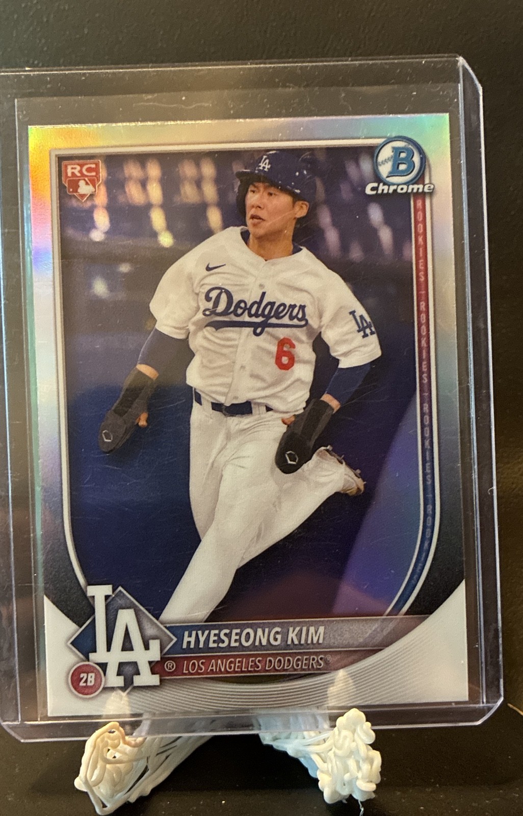 2025 Bowman - Rookie Red Hyeseong Kim #91 Sp Rookie Red Chrome Variation (RC)
