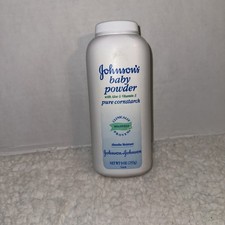 VINTAGE Johnson  Johnson's BABY pure cornstarch powder Aloe Vitamin E 75 