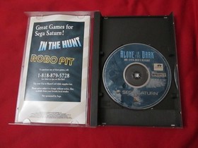 Alone in the Dark: One-Eyed Jack's Revenge (Sega Saturn, 1996) CIB Tested