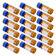 100pcs Chromatography Lab Vial,1.5ml 2ml Screw Thread Sample Vial with Pre-
