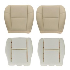 NLQR Driver Passenger Bottom Leather Replacement Seat Covers Foam Cushion...