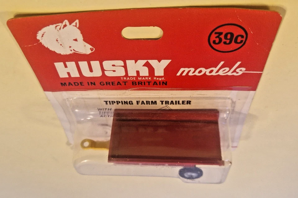 Husky Models No.8 Tipping Farm Trailer für Traktor/Modellauto, Neu auf Karte - Bild 4 von 4
