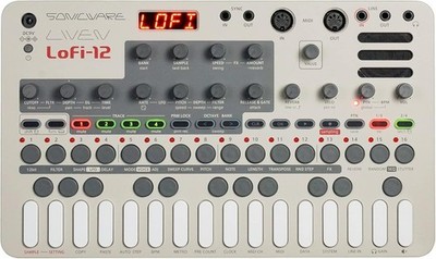 SONICWARE LIVEN Lofi-12 Sampler Groove Box 4-Track Sequencer Lo-fi Sound New