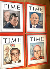 TIME MAGAZINEs-FEBRUARY-1946- 4 ISSUES-FEB 4, 11, 18, 25-NO LABELS-ALL COMPLETE