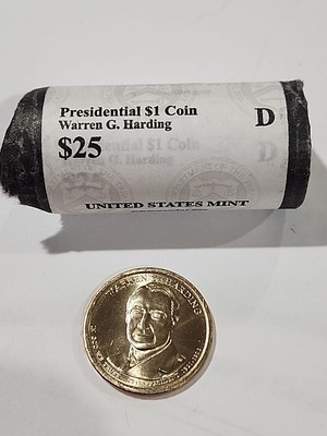 2014-D Warren G. Harding Presidential Dollar ''Brilliant Uncirculated'' Mint Coin
