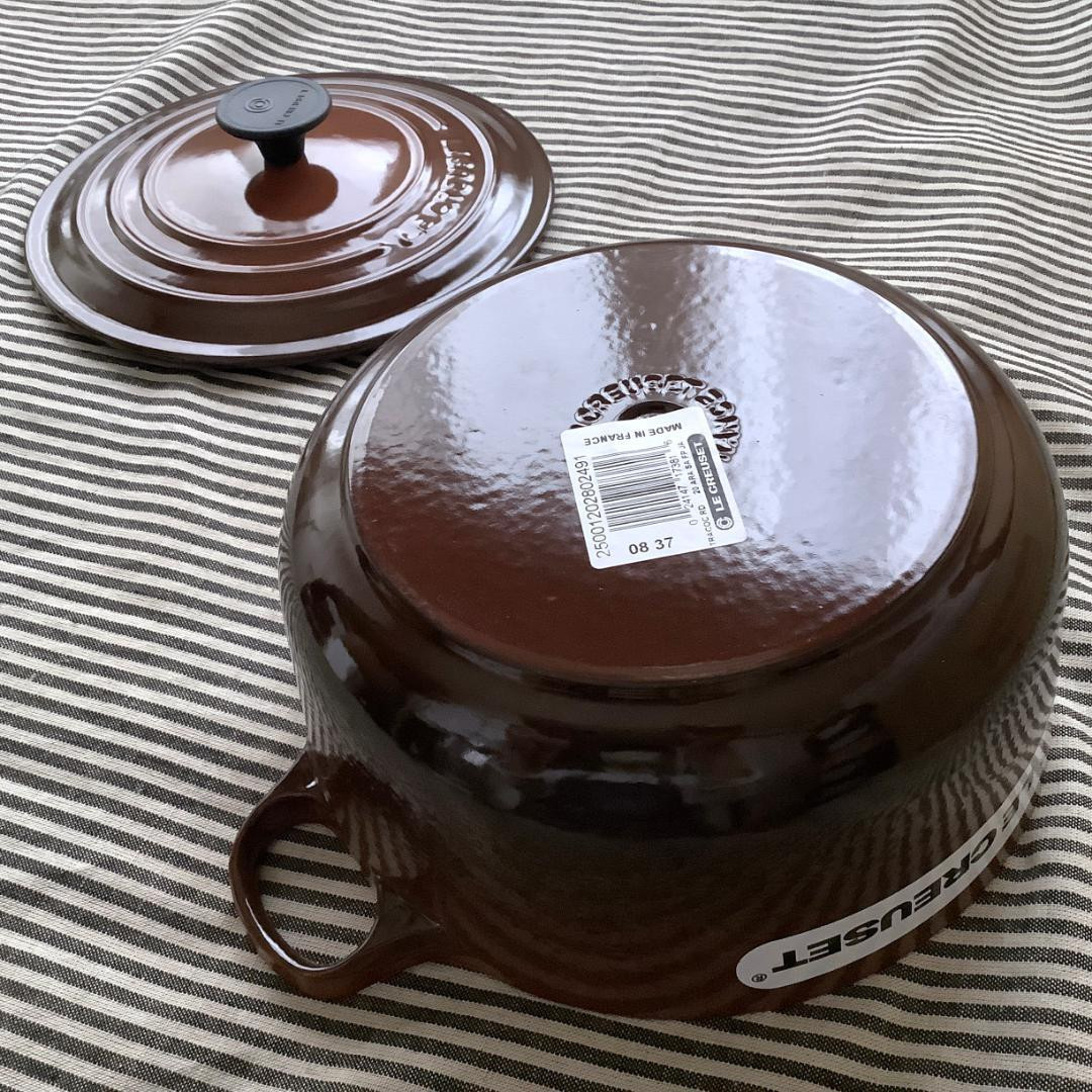 Le Creuset Japon Chestnut Cocotte Ronde 20 Arabica discontinued