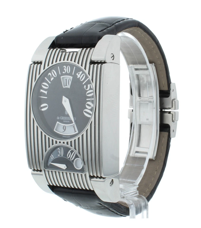De Grisogono Fg Automatic 33 X 47mm One Jump Hour Retrograde GMT Men's Watch - Image 3 of 4