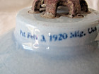 VTG 1920's Light Blue Porcelain Ceramic Suspension Disk Insulator High Voltage — photo 6