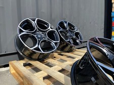 18” Skoda VRS QUEENSTOWN Style Wheels Skoda Octavia Superb Vw Golf Caddy Black P