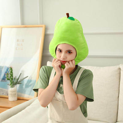 Obst Kopfbedeckung Birnenförmig Geschenk Kinder Verkleiden Cosplay up weiche Kopfbedeckung Hut