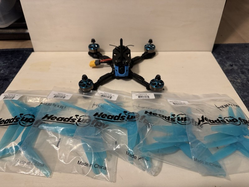 6s 5” FPV Race Drone Five33 Switchback ELRS HDZERO Nano90 Never Flown/Untested
