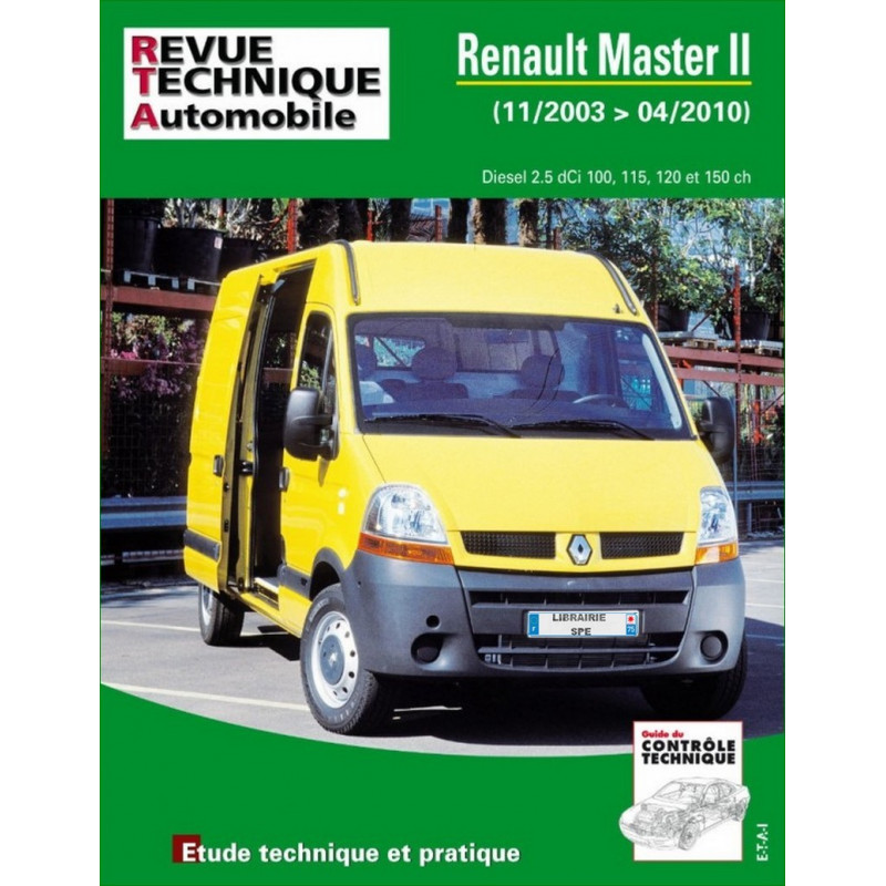 Revue technique Renault Master II pour réparer soi-même les pannes mécaniques de 2003 à 2010