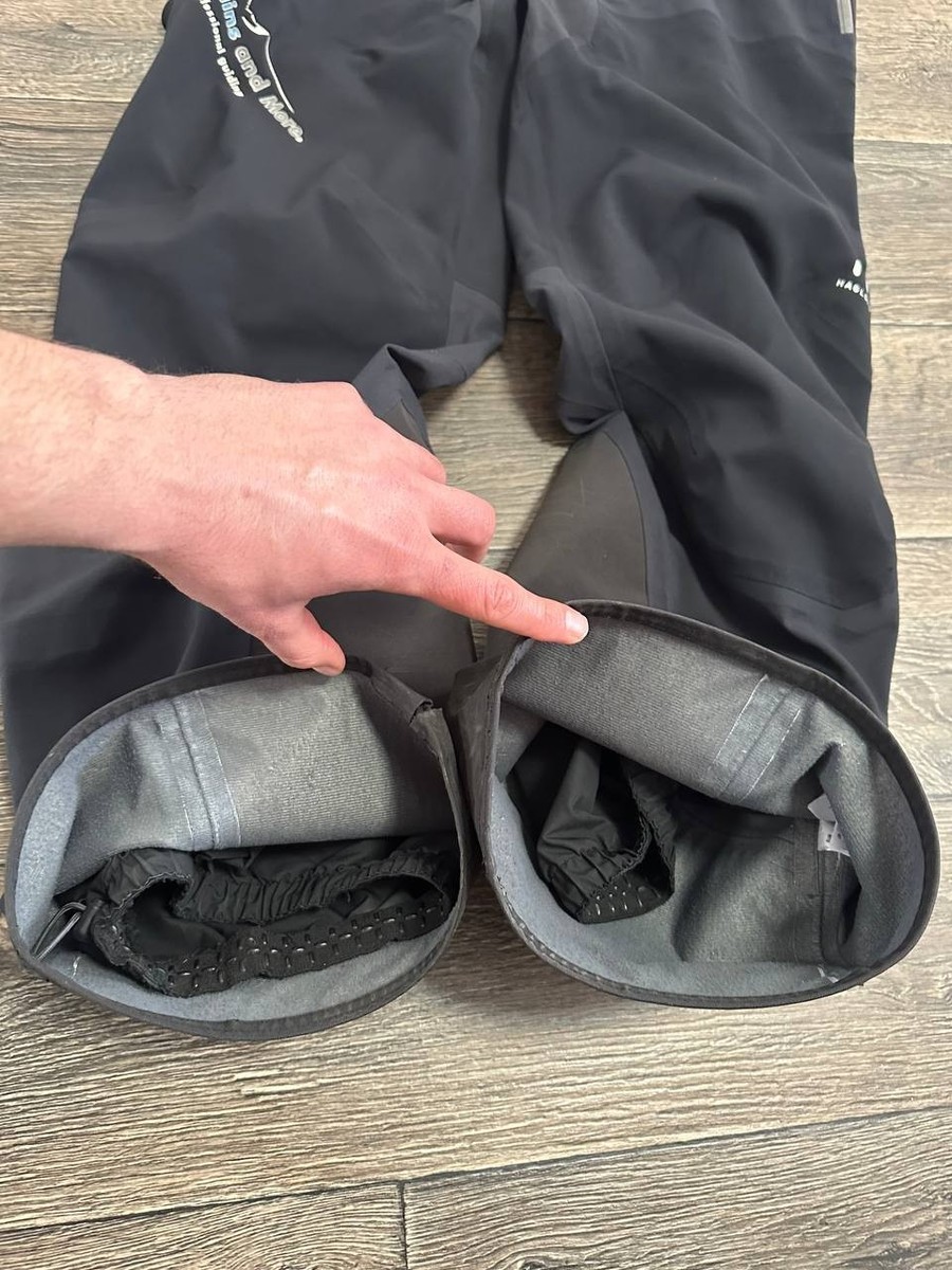 HAGLOFS COULOIR II BLACK HIKING SKI PANTS MEN TROUSERS GORETEX