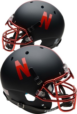 Download Nebraska Cornhuskers Schutt Black Matte Authentic Football ...