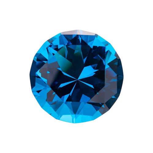 80 mm Hellblau Kristall Diamant Briefbeschwerer Dekor Ornament Hochzeit Geschenk - Bild 10 von 11