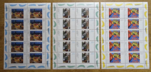 Painting Federal Republic 1774 - 1776 mint condition 10 x West Germany miniature sheets KB ten sheets MNH