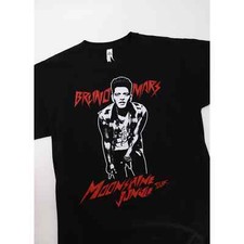 BRUNO MARS MOONSHINE JUNGLE TOUR 2014 TEE BLACK L 