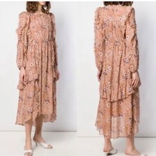 Ulla Johnson Ellette Midi Dress Sz 4