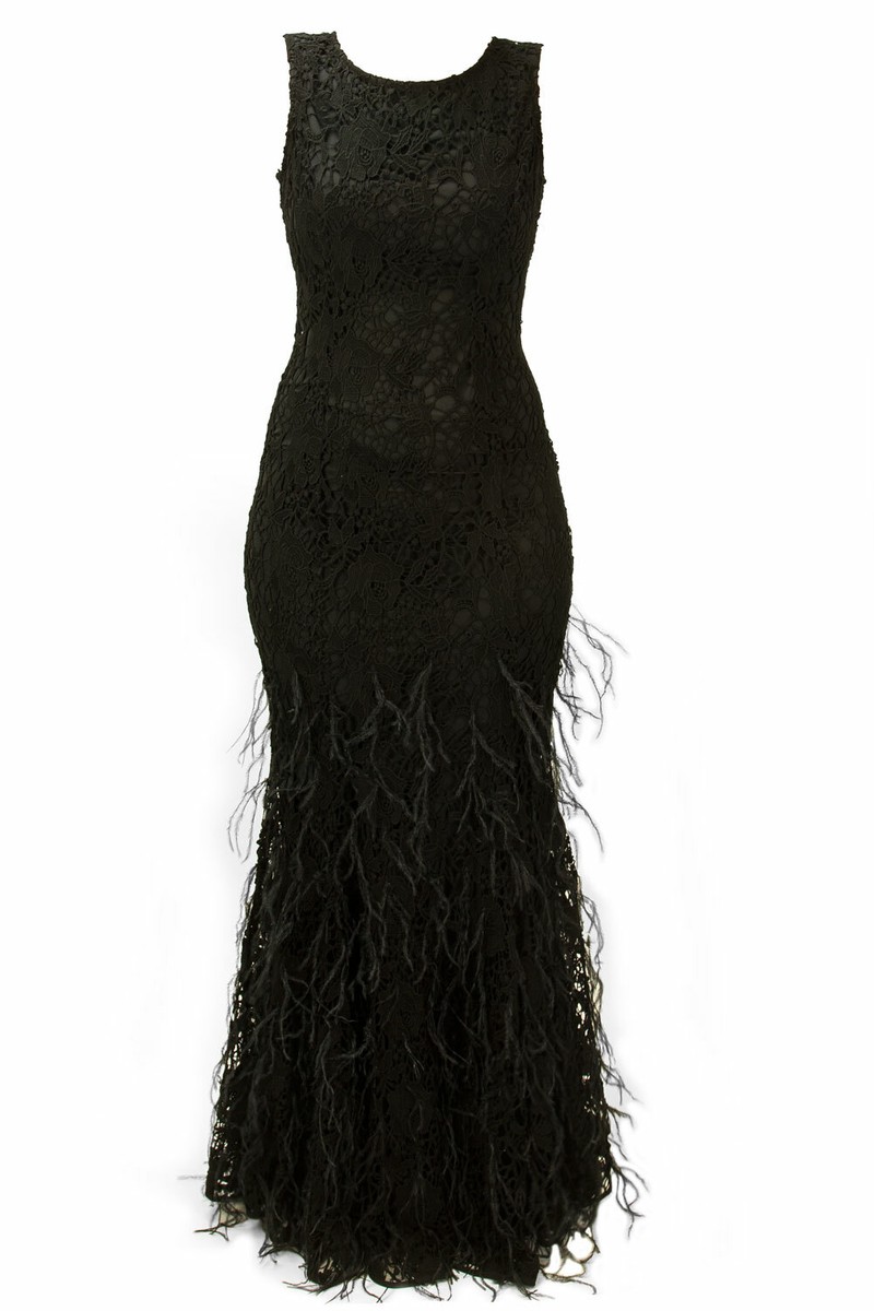 green emerald velvet dress Sasha Formal High Slit Wrap Dress in Black | Size: M | Rhinestone main image 1