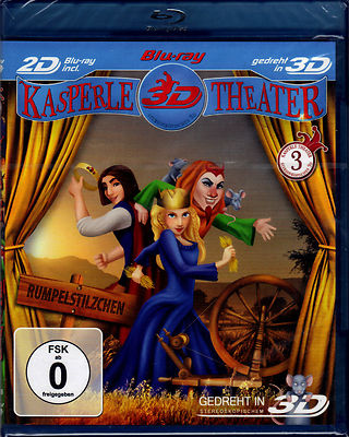 Kasperle Theater 2D & 3D - Rumpelstilzchen - Blu-ray - neu