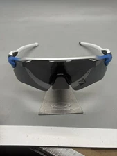 Brand New Oakley Radar EV Path Silver Blue Fade W/ Black  Prizm Lenses!