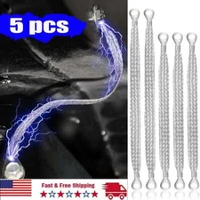 5 PC UNIVERSAL HEAVY DUTY ENGINE GROUND STRAP TRUCK/CAR SET 3-10" AND 2-13"