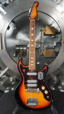 Telestar Teisco 5003 1960s - Sunburst w/ Chipboard Case | eBay
