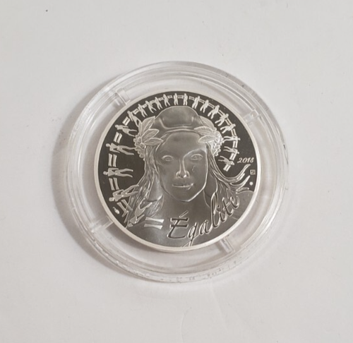 France 2018 20 Euro Marianne Monnaie de Paris Silver Proof Coin With Box & COA - Picture 2 of 5