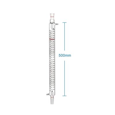 Condensatore Graham In Vetro Borosilicato - 500mm, Giunto 24/40, Per Laboratorio