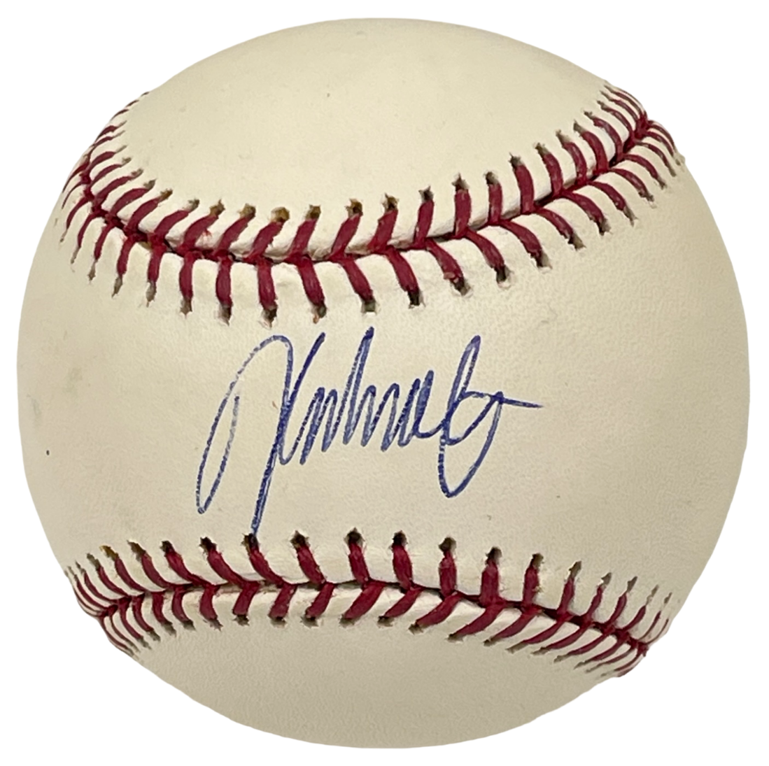 JOHN SMOLTZ SIGNED OFFICIAL MAJOR LEAGUE BASEBALL ATLANTA BRAVES