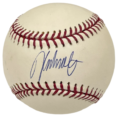 JOHN SMOLTZ SIGNED OFFICIAL MAJOR LEAGUE BASEBALL ATLANTA BRAVES