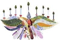 Dove Of The East 6-pack Menorah Hanukkah Card With Envelopes For Scrapbooking, N Dove Of The East 6-pack Menorah Hanukkah Card With Envelopes For Scrapbooking, N
