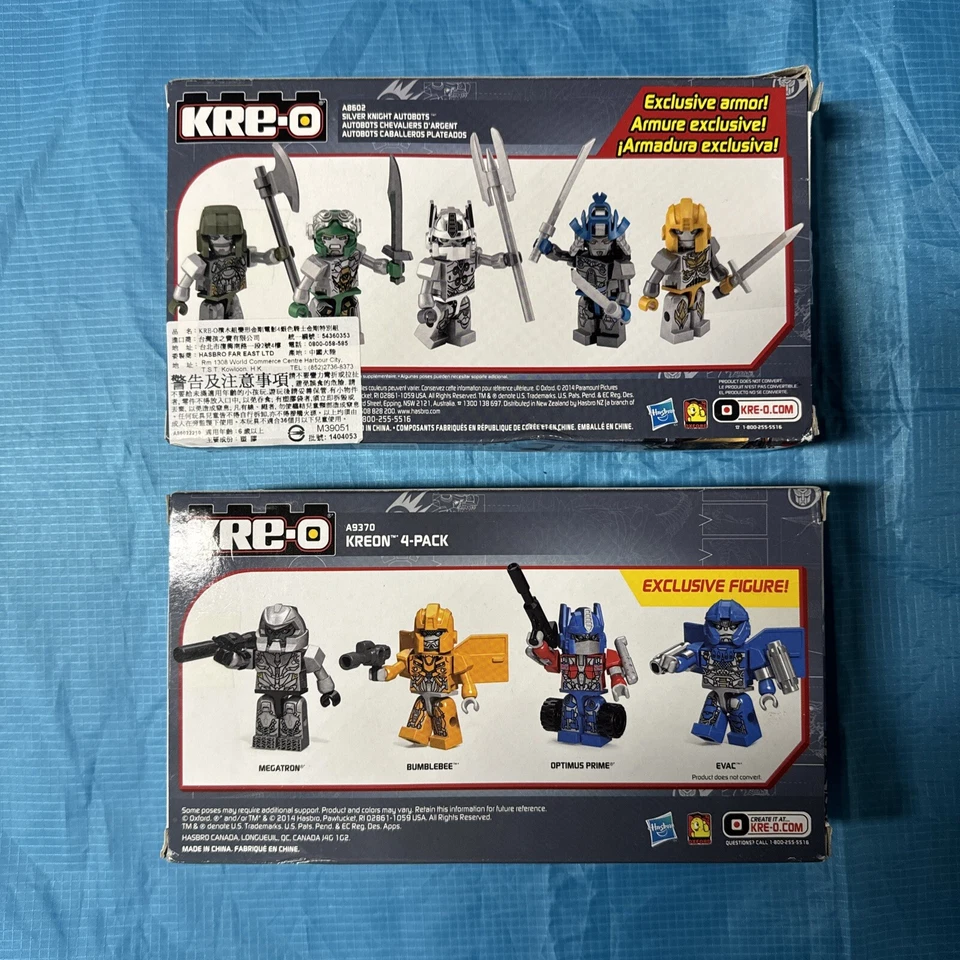 NISB 2014 KREON 4pk Transformers & Silver Knight Autobots 5pk (60 Total Pieces) - Image 2 of 4
