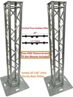 (2) 6.56 ft DJ Lighting Aluminum Truss Light Weight Totem System W/26"x26" Bases
