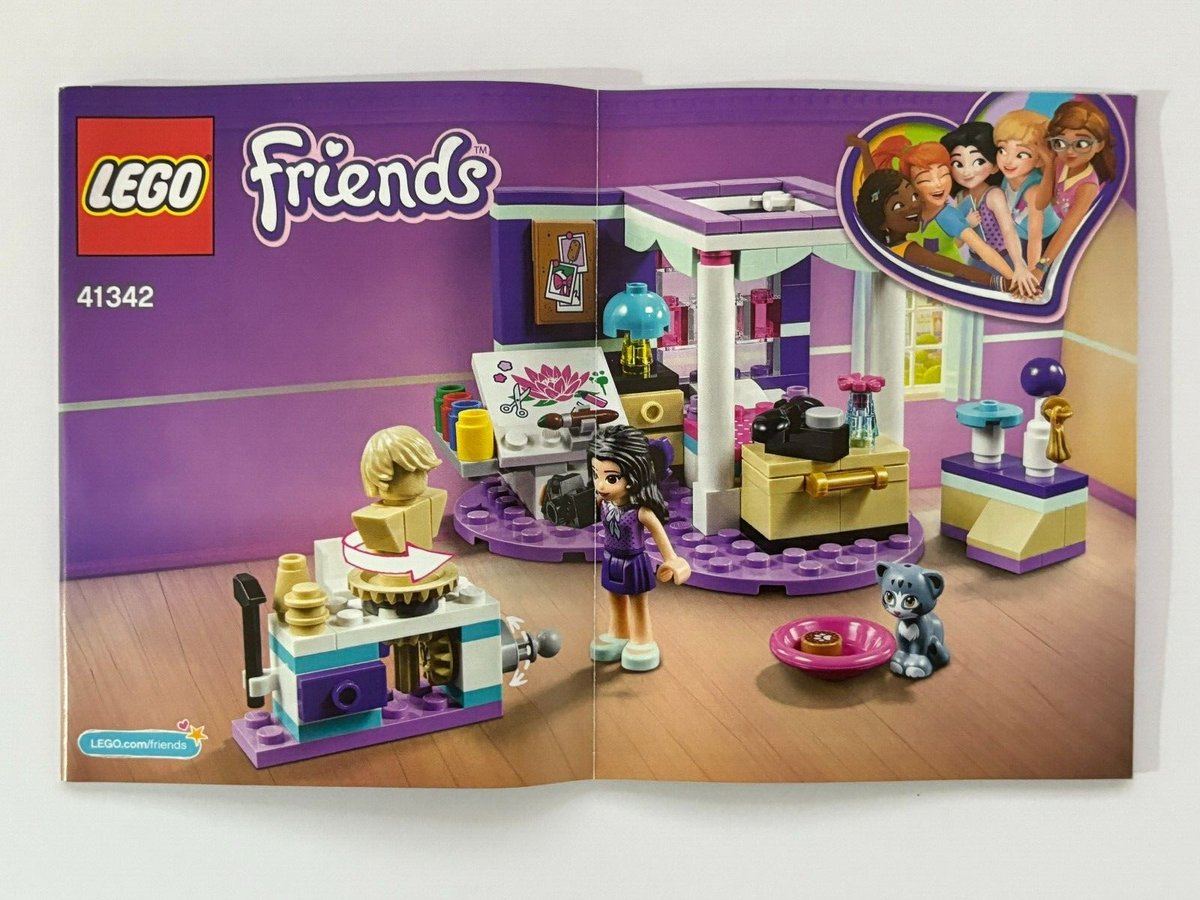 INSTRUCTIONS ONLY (No Bricks!) Lego 41342 Friends Emma's Deluxe
