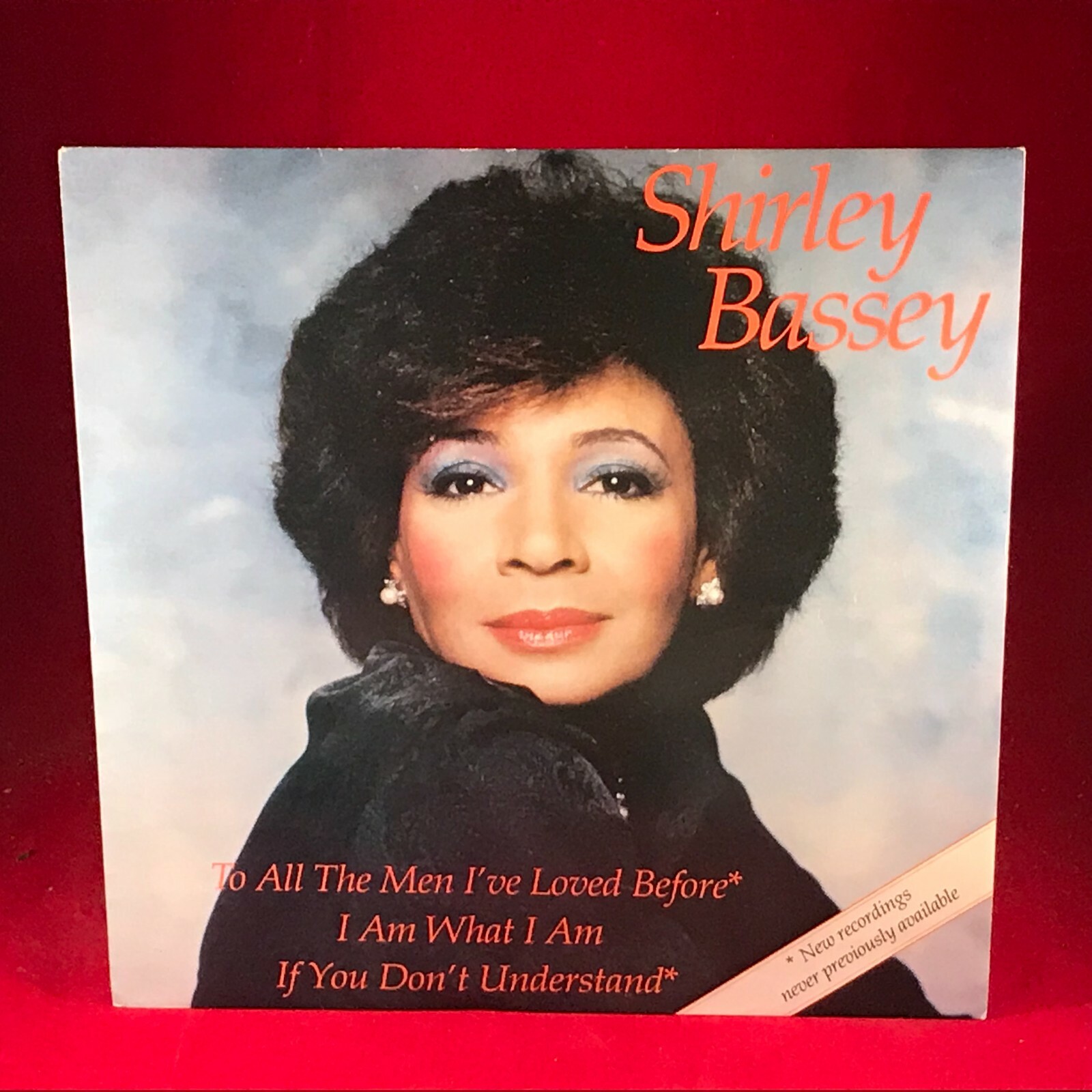 SHIRLEY BASSEY To All The Men I've Loved Before 1986 12" Vinyl Single record